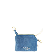 Mini Denim Key Pouch