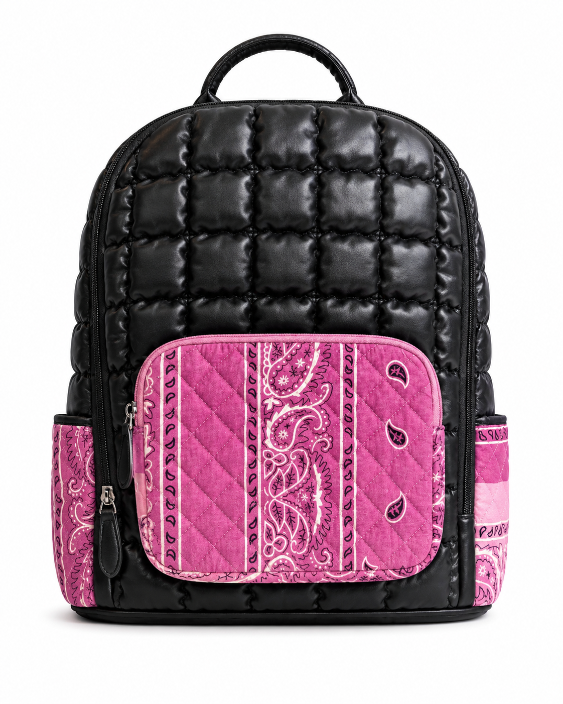 backpack purse leather black and pink Two Tone Bandana – Central Embroidery Fishing Baits For Bass The embroidered picture is color:R3 finesse