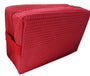 Cotton Waffle Cosmetic Bag, Large