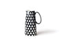 Black Arabesque Pedestal Pitcher