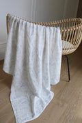 Floral Toile Muslin Blanket