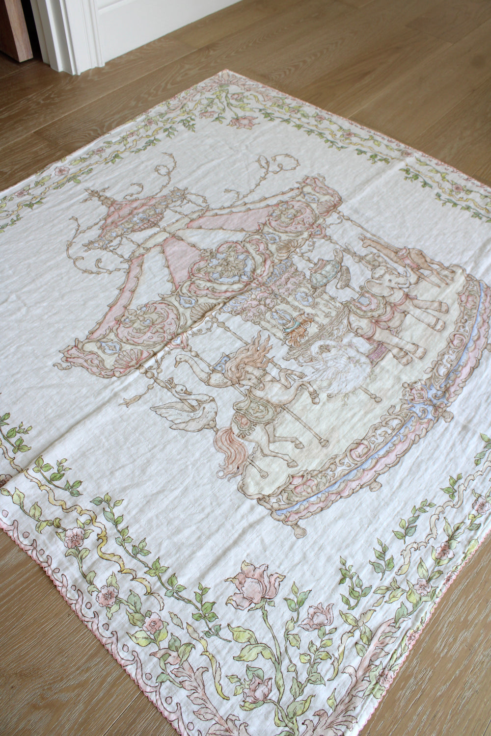 Enchanted Carousel Muslin Blanket