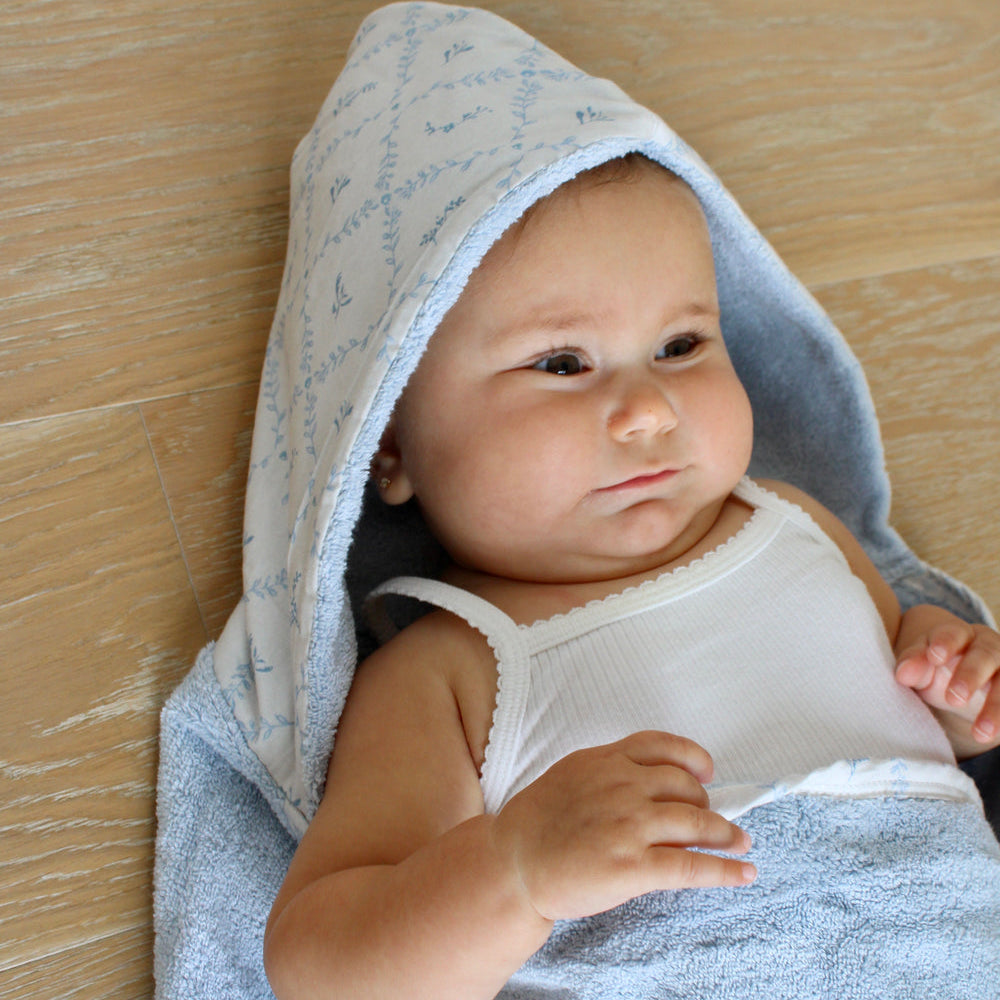 Lattice Hooded Bath Towel