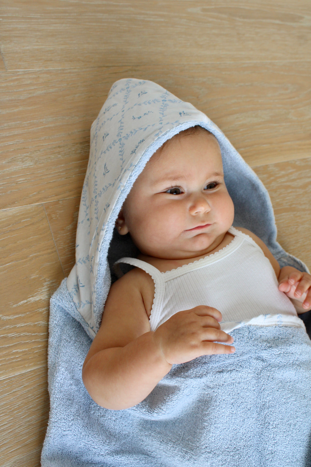 Lattice Hooded Bath Towel