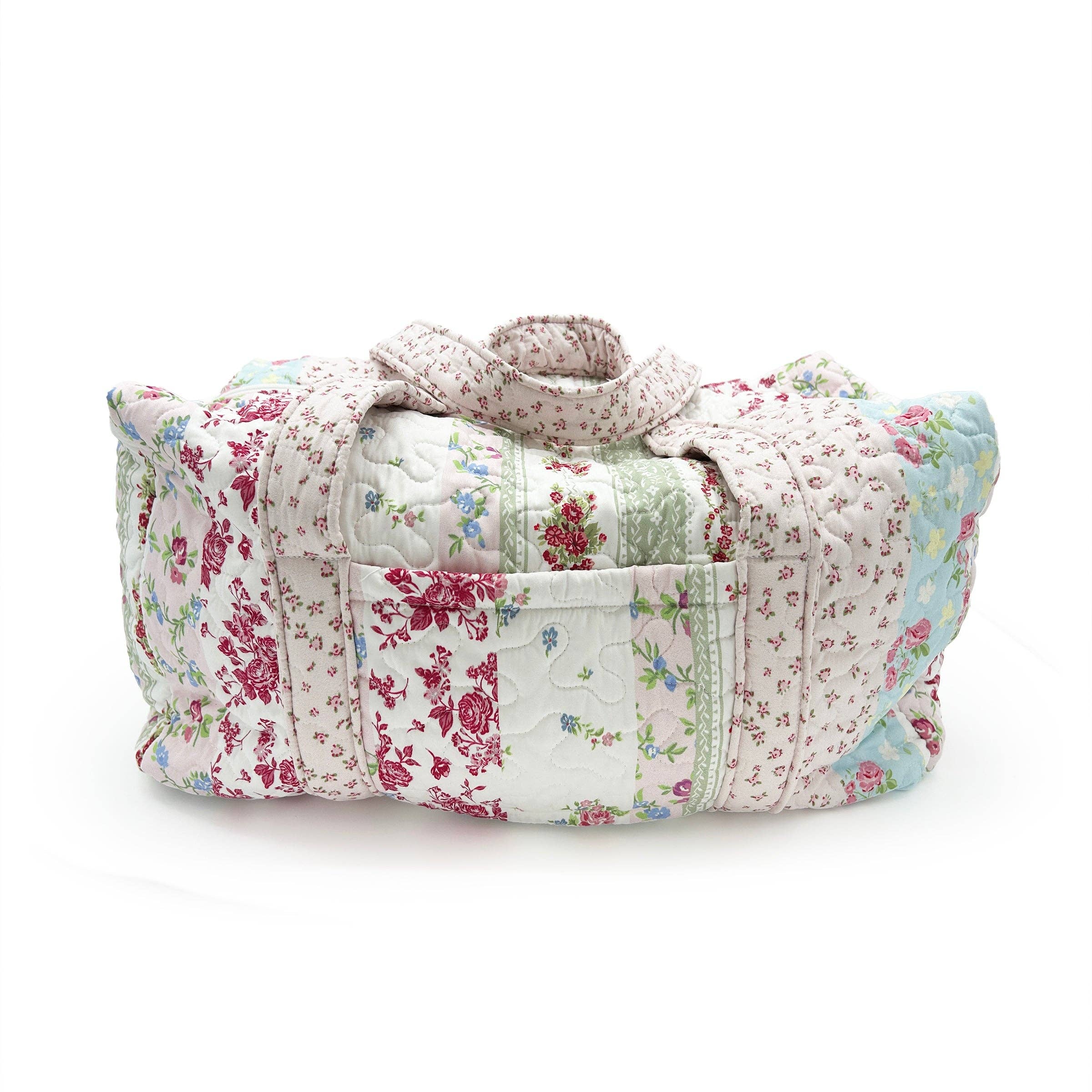 Quilted Weekender Duffle Bag