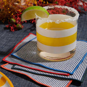 Contrasting Trim Cocktail Napkins | 4