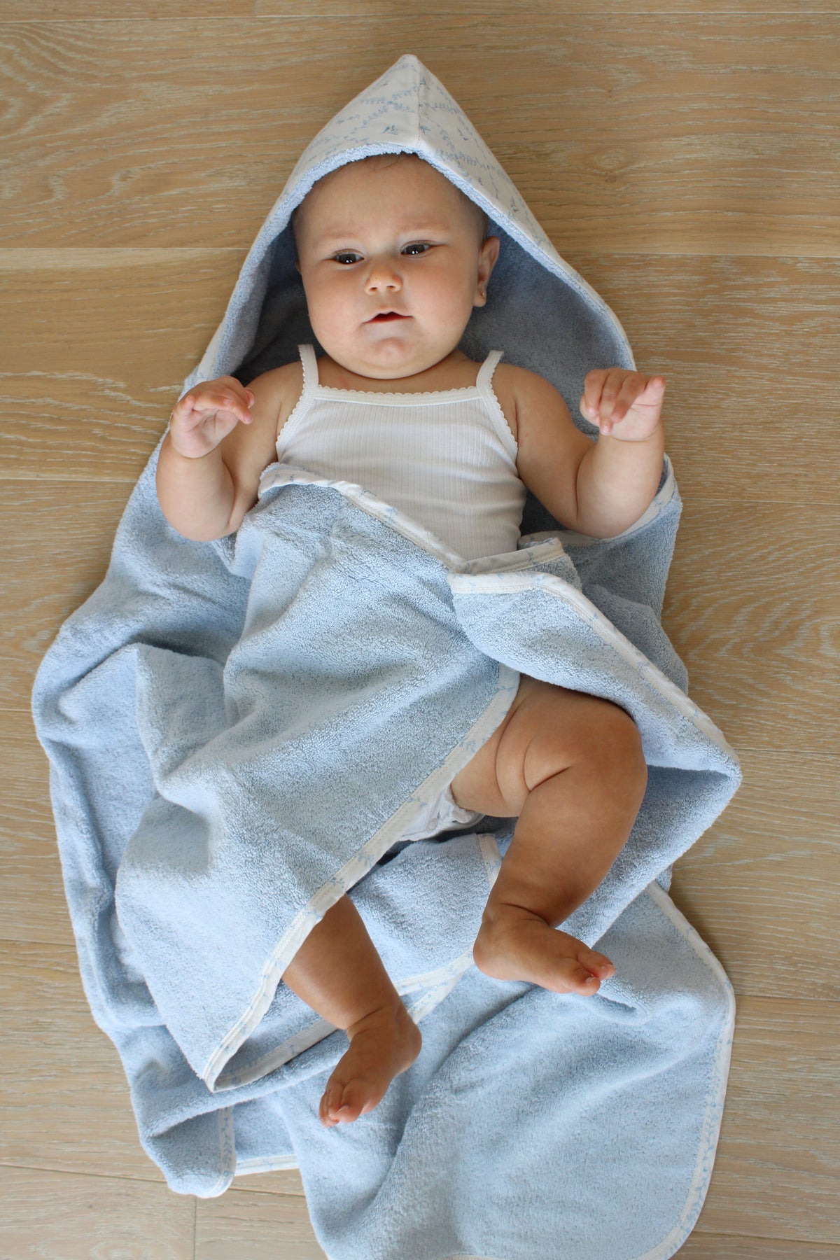 Lattice Hooded Bath Towel