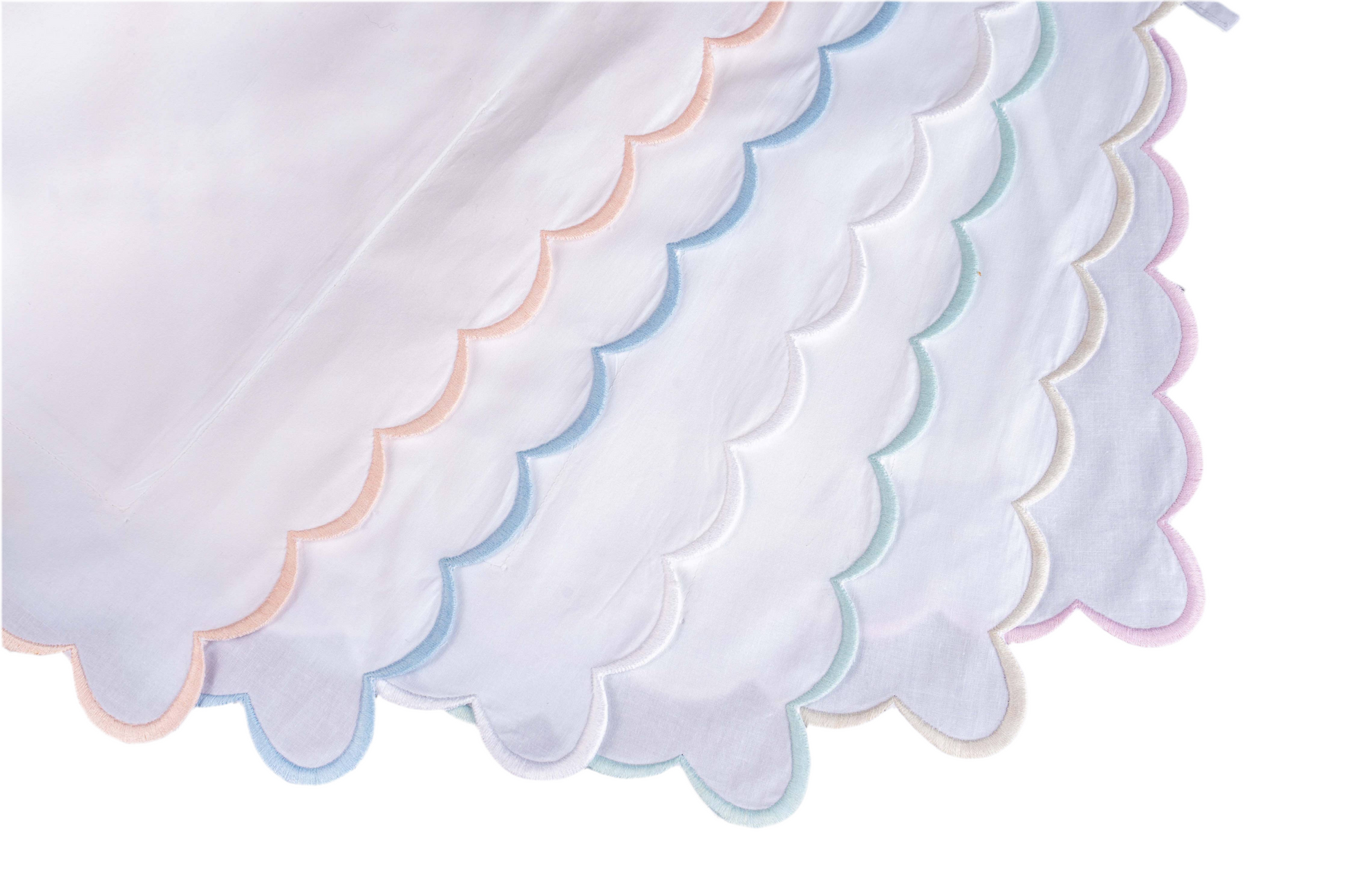 Double Thick Scalloped Baby/Boudoir Pillow Shams and Insert