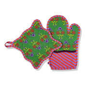 Cheery Pot Holder & Oven Mitt