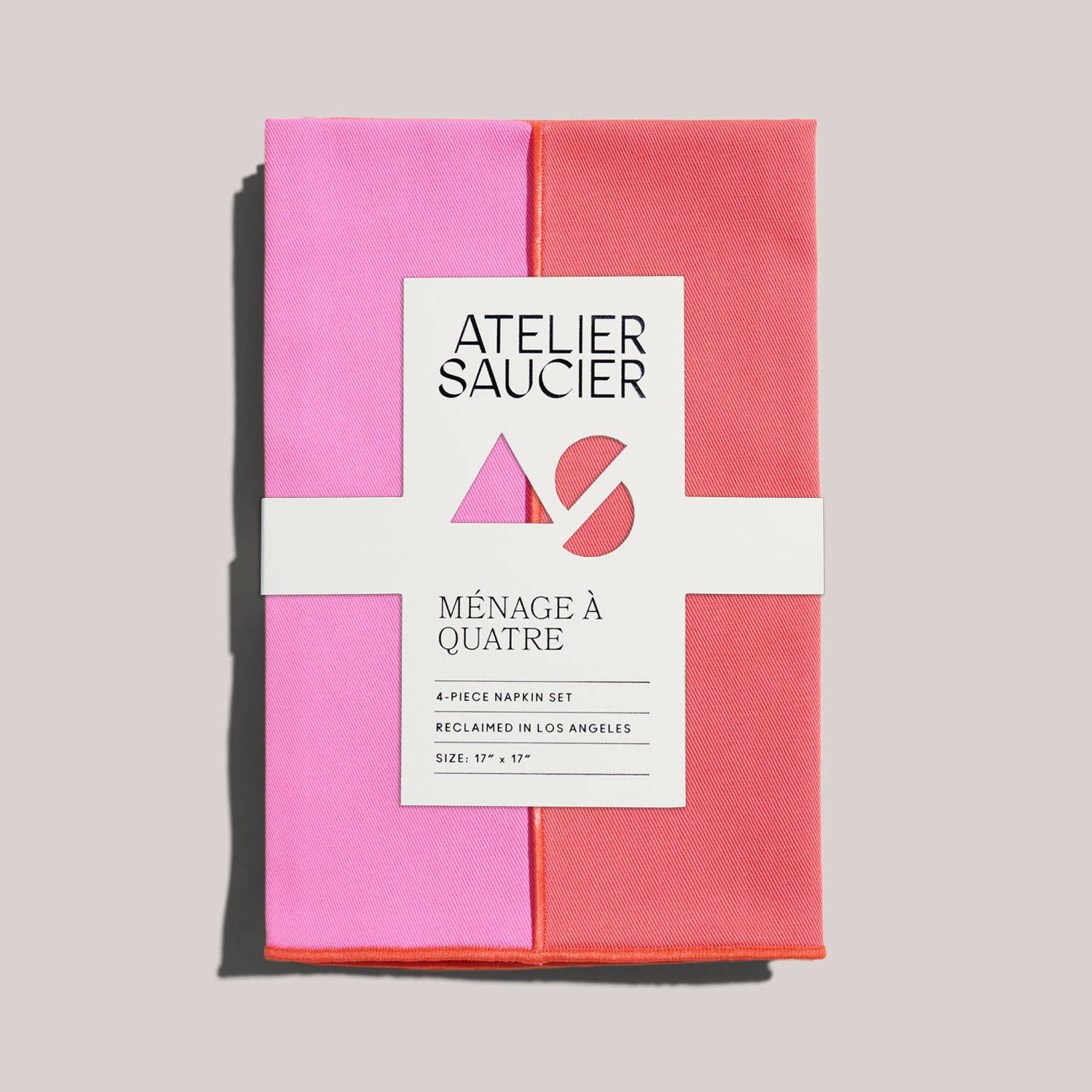 Contrasting Trim Napkins | 4