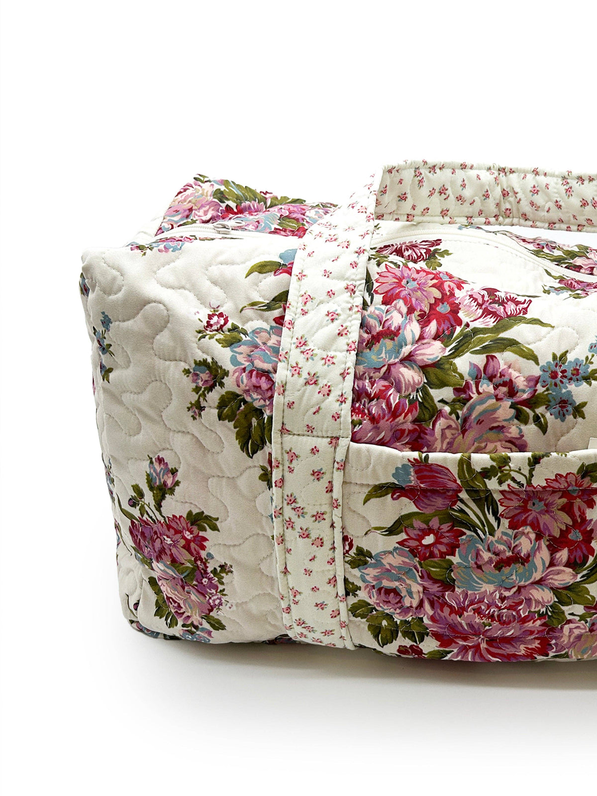 Quilted Weekender Duffel Bag