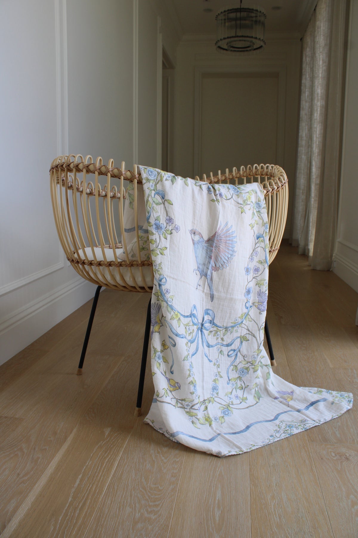 Ribbon Garden Muslin Blanket