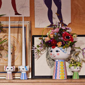 Eva 9.3" Long Base Ceramic Flowerpot