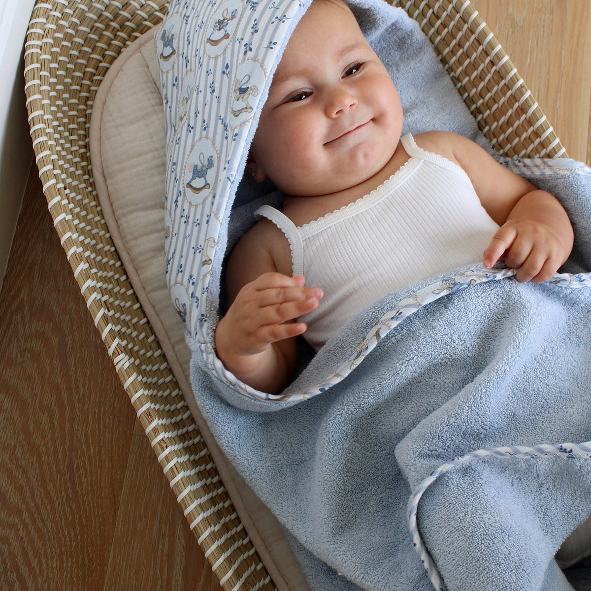 Rocking Horse Hooded Bath Towel