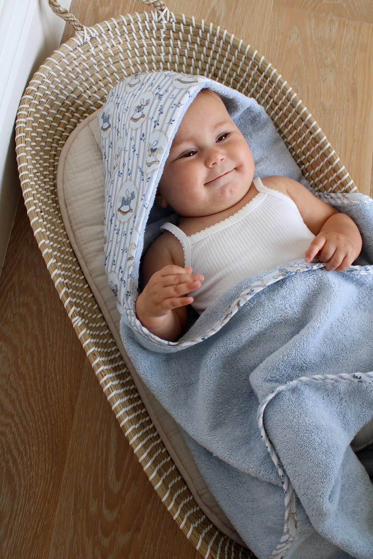 Rocking Horse Hooded Bath Towel