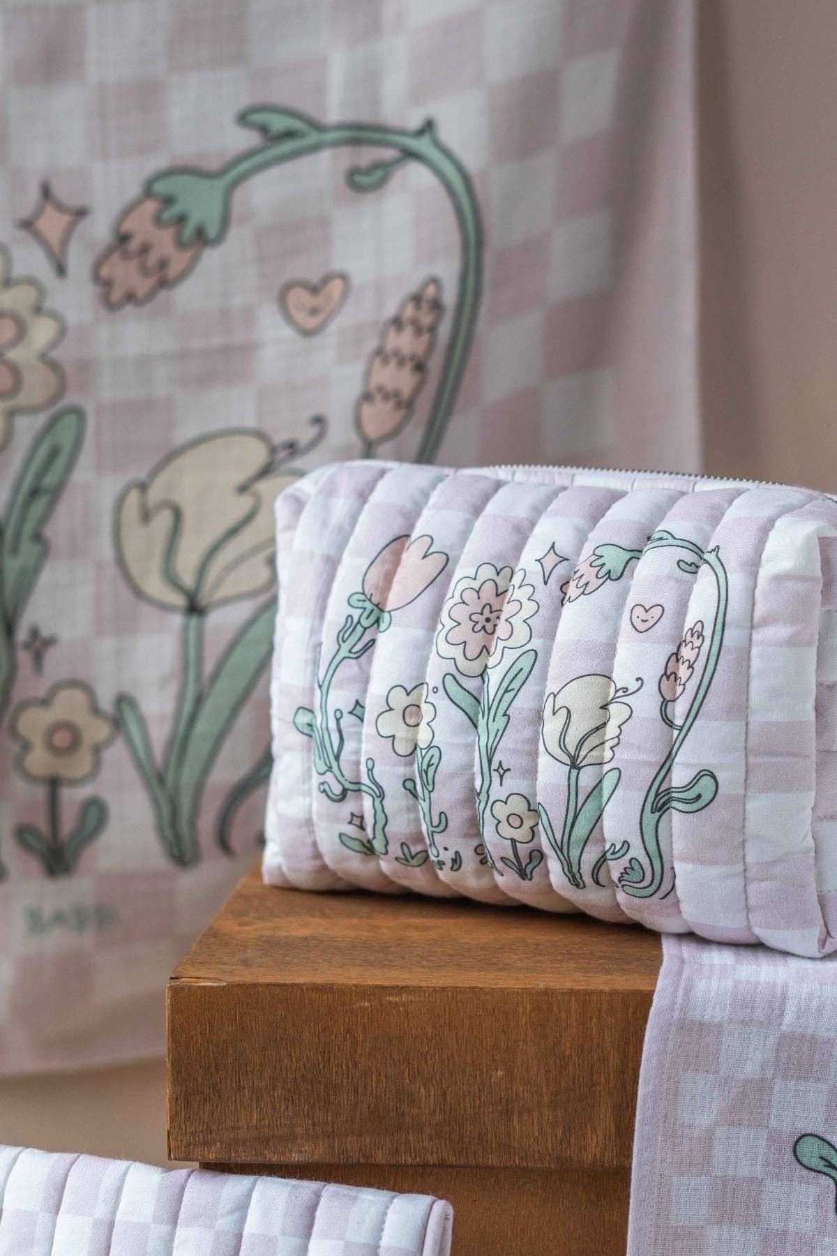 Cotton Accessories Pouch