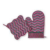 Color Printed Oven Mitt