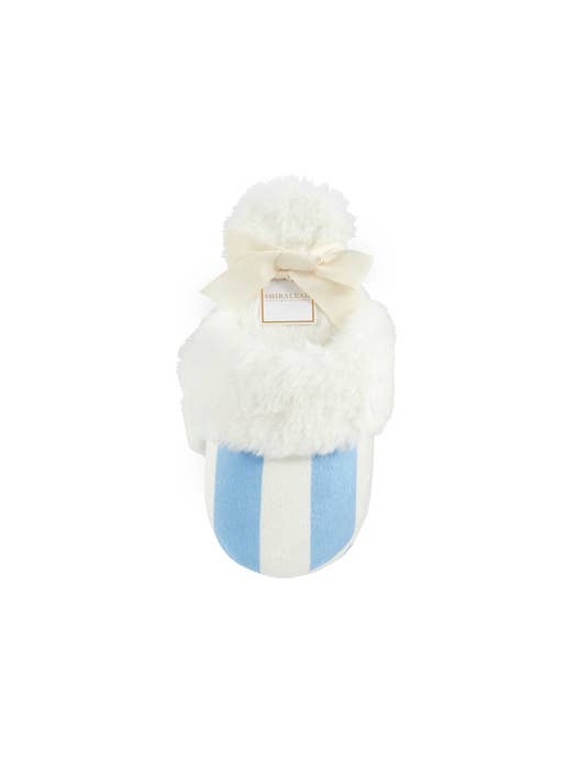 COZY STRIPED SLIPPERS