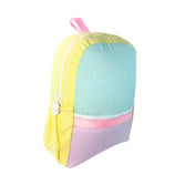Medium Cotton Backpack with Side Pockets