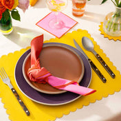 Contrasting Trim Cocktail Napkins | 4
