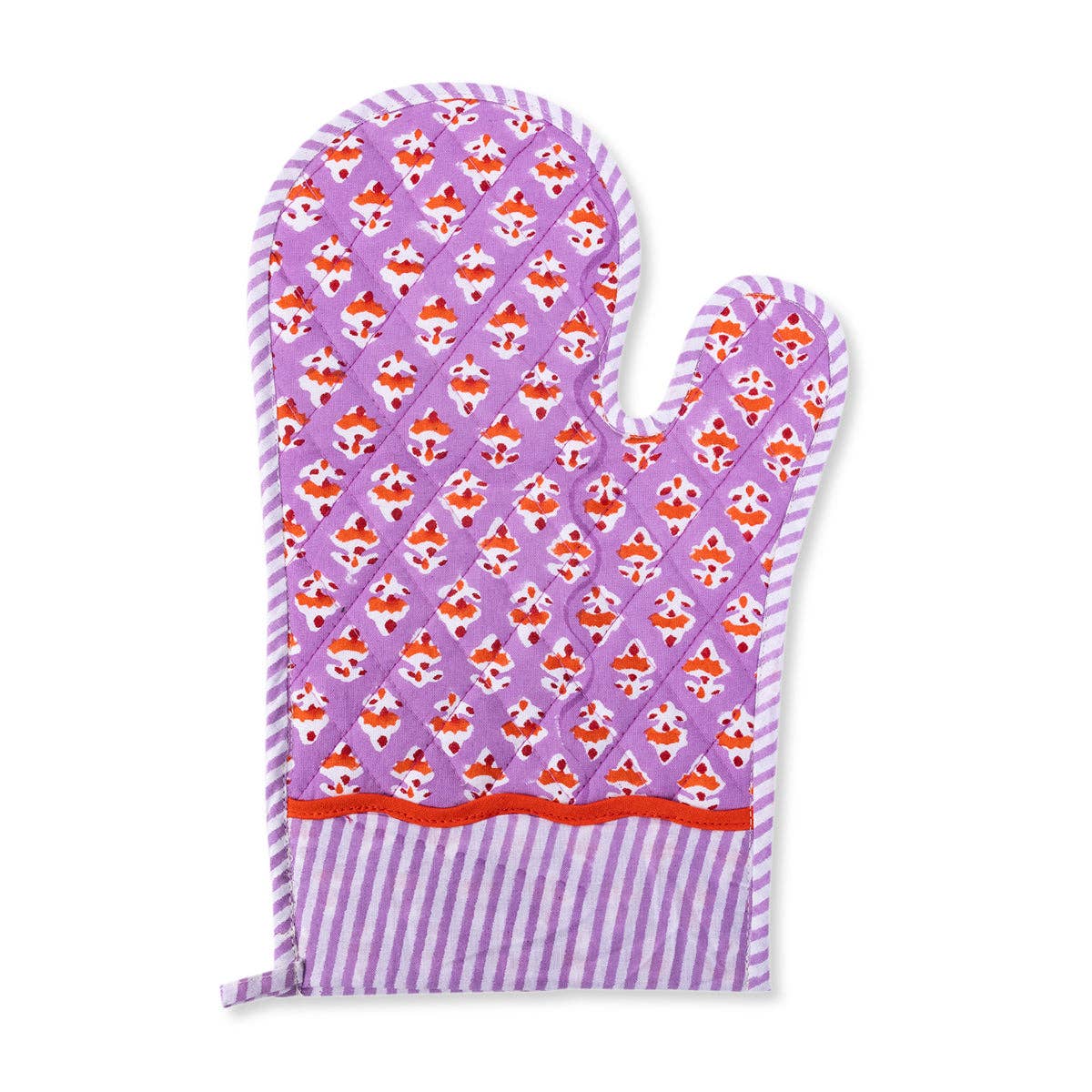 Central Embroidery Oven Mitt - Thumbnail 5