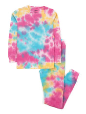 Kids Tie Dye Two Piece Cotton Pajamas
