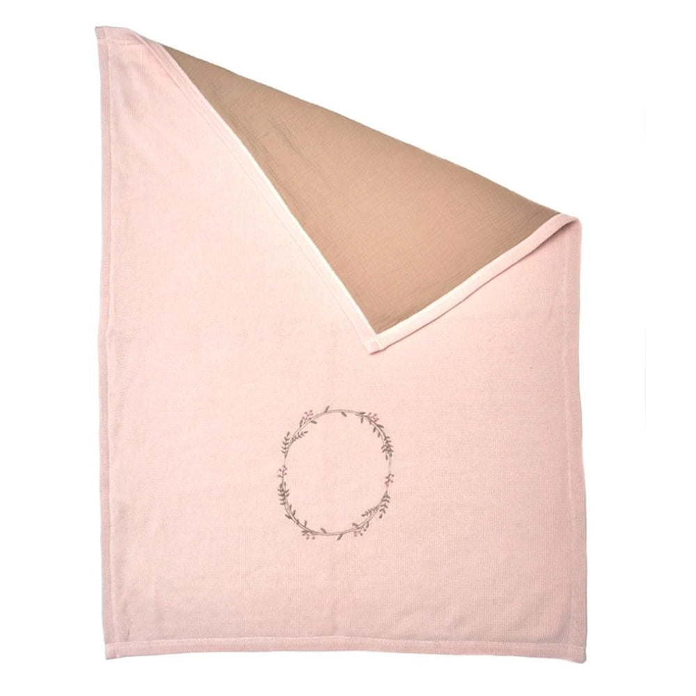 Embroidered Double Sided Blanket