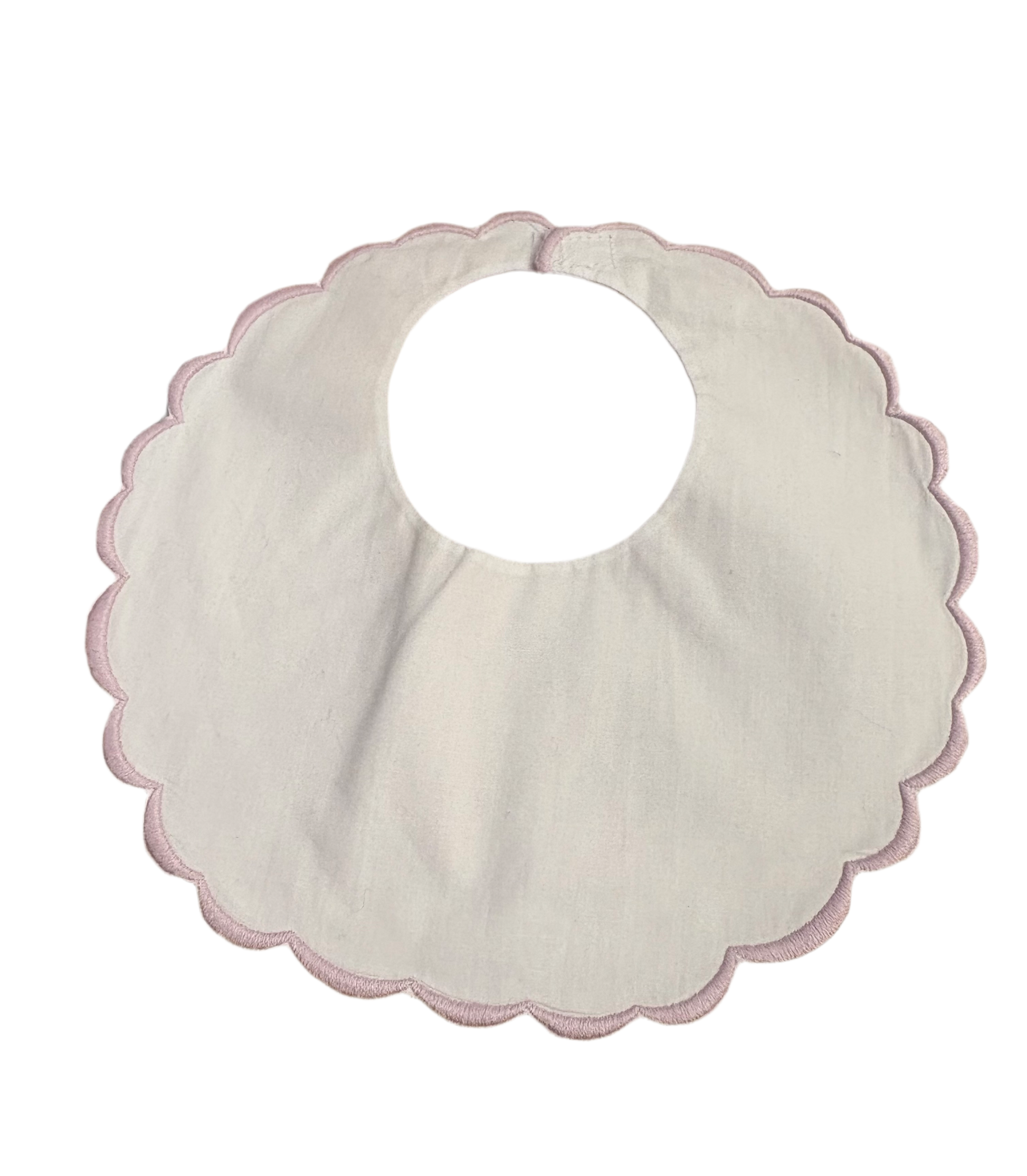 Double Thick Scallop Baby Bibs