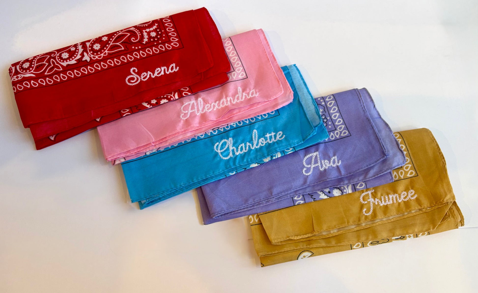 Embroidered Bandanas
