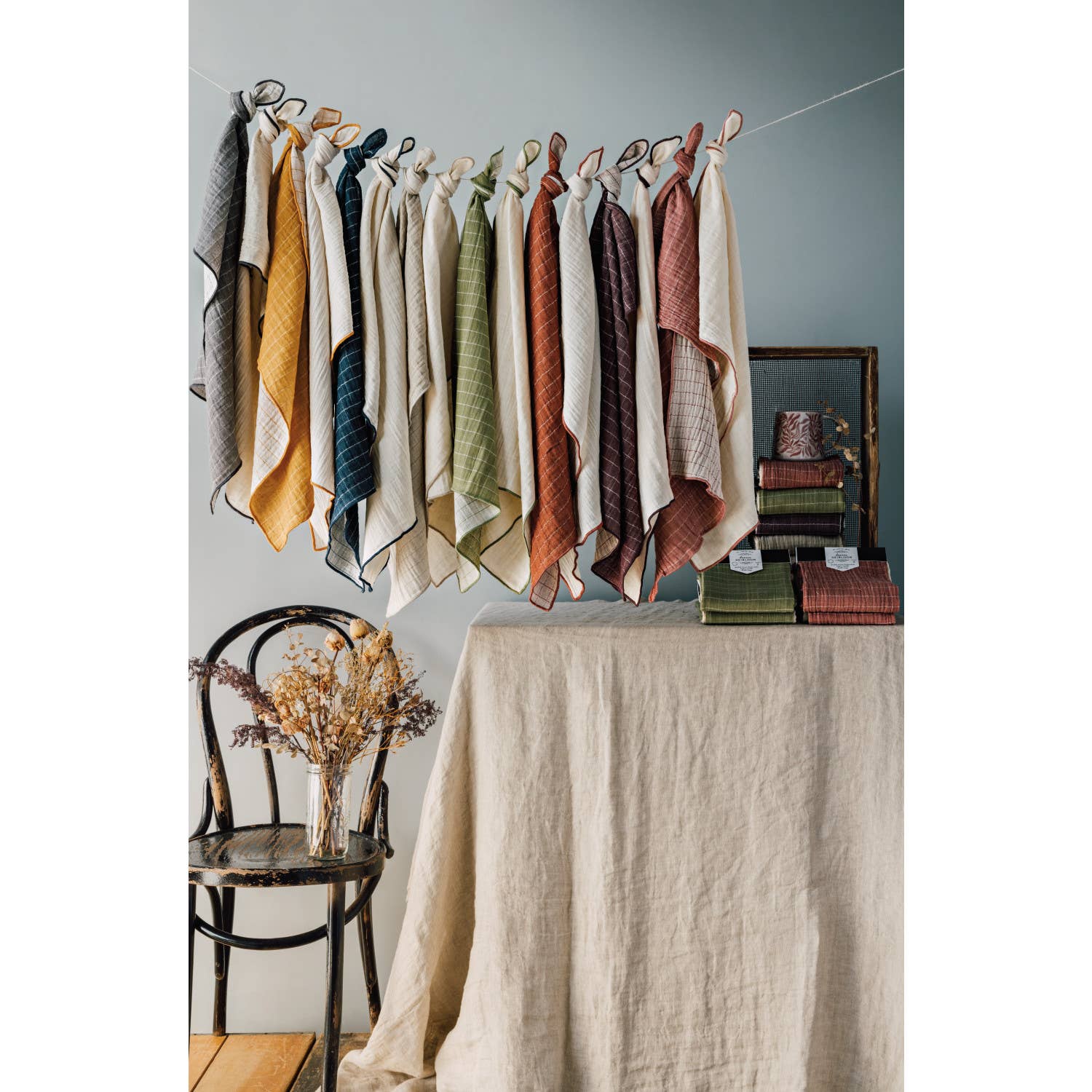Shadow Double Weave Dishtowels | Set of 2