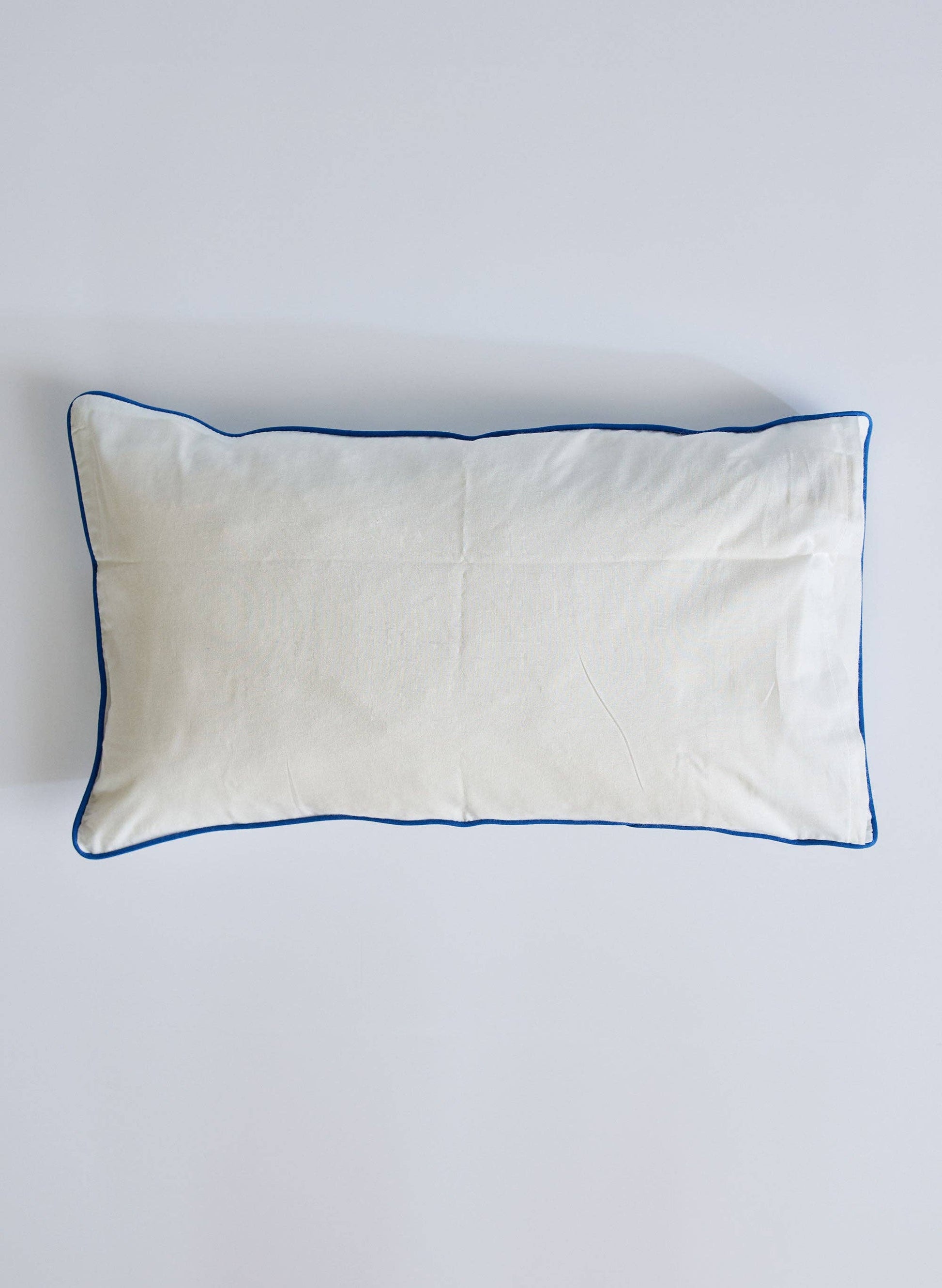 Blue & White Striped Toddler Pillow Case