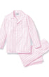 Kid's Twill Pajama Set - Pink Gingham.
