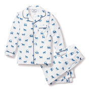 Kid's Twill Pajama Set - Equestrian.