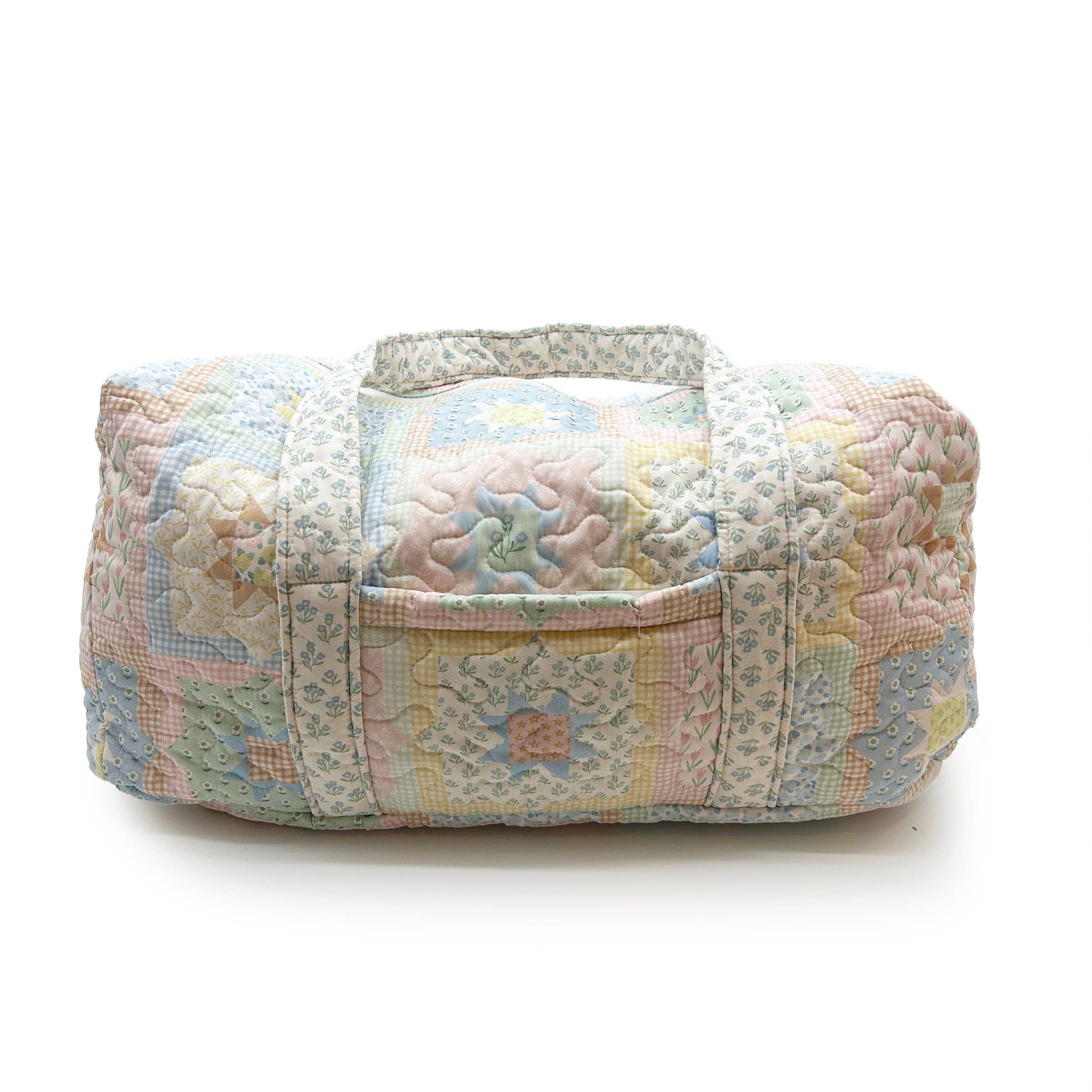 Quilted Weekender Duffel Bag