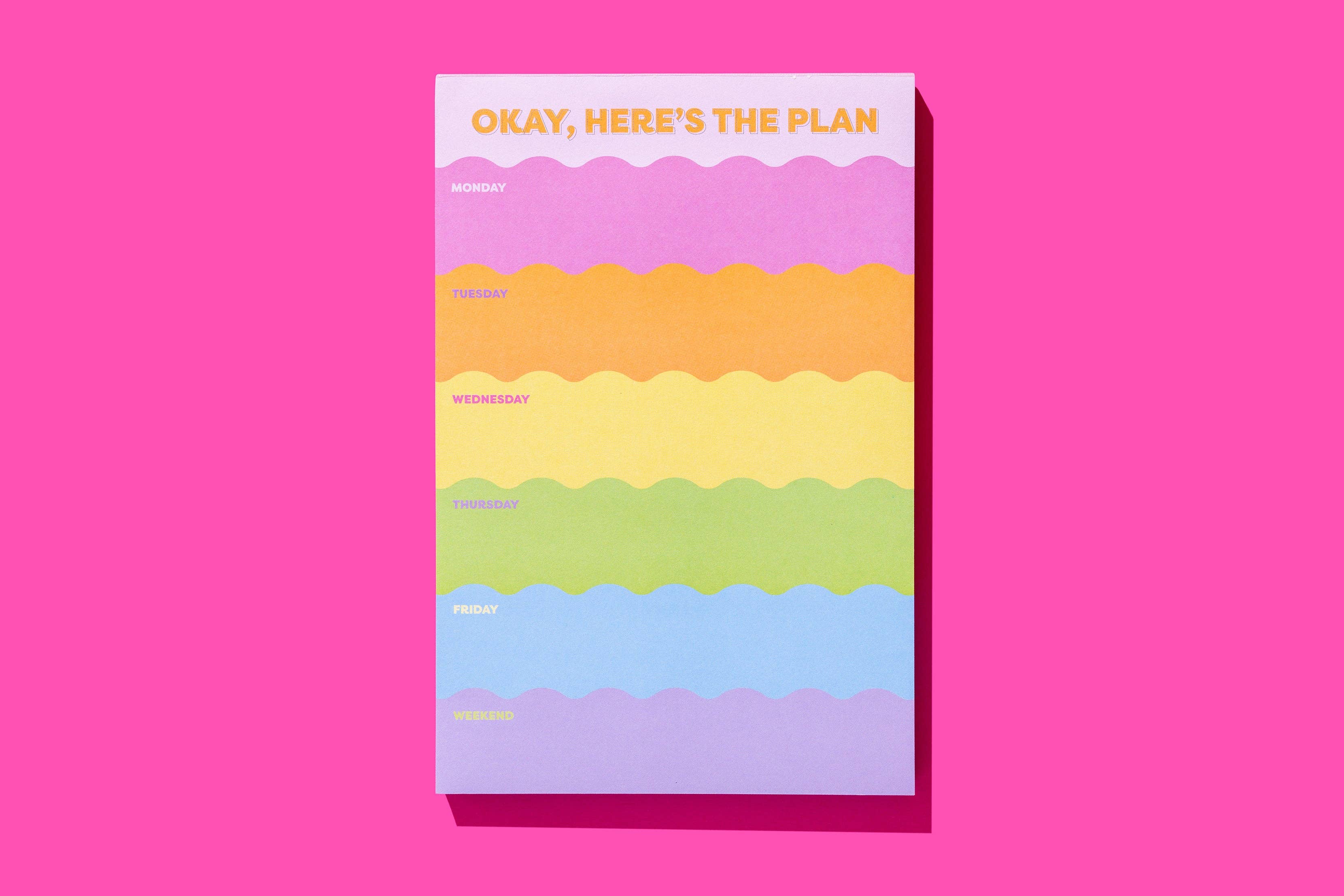 Weekly Planner Large List Pad
