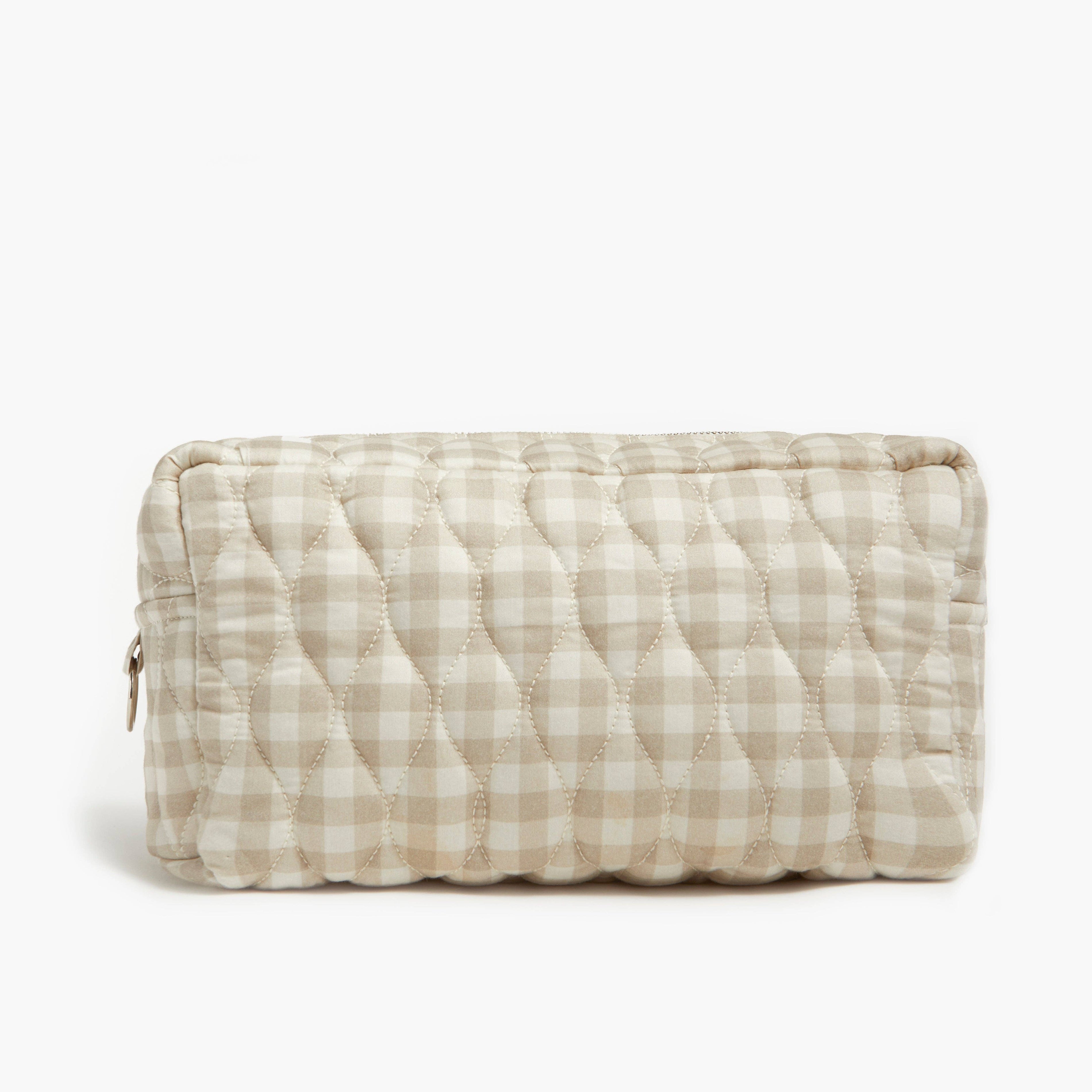 Toddler Pouch Beige Gingham