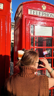 Hand-Painted Heart Coffee Cup Acetate Claw Hair Clip