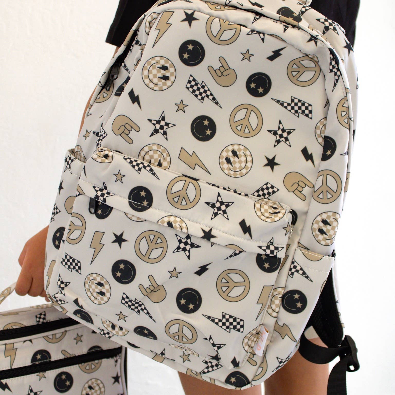 Printed Backpack and Lunchbox Set
