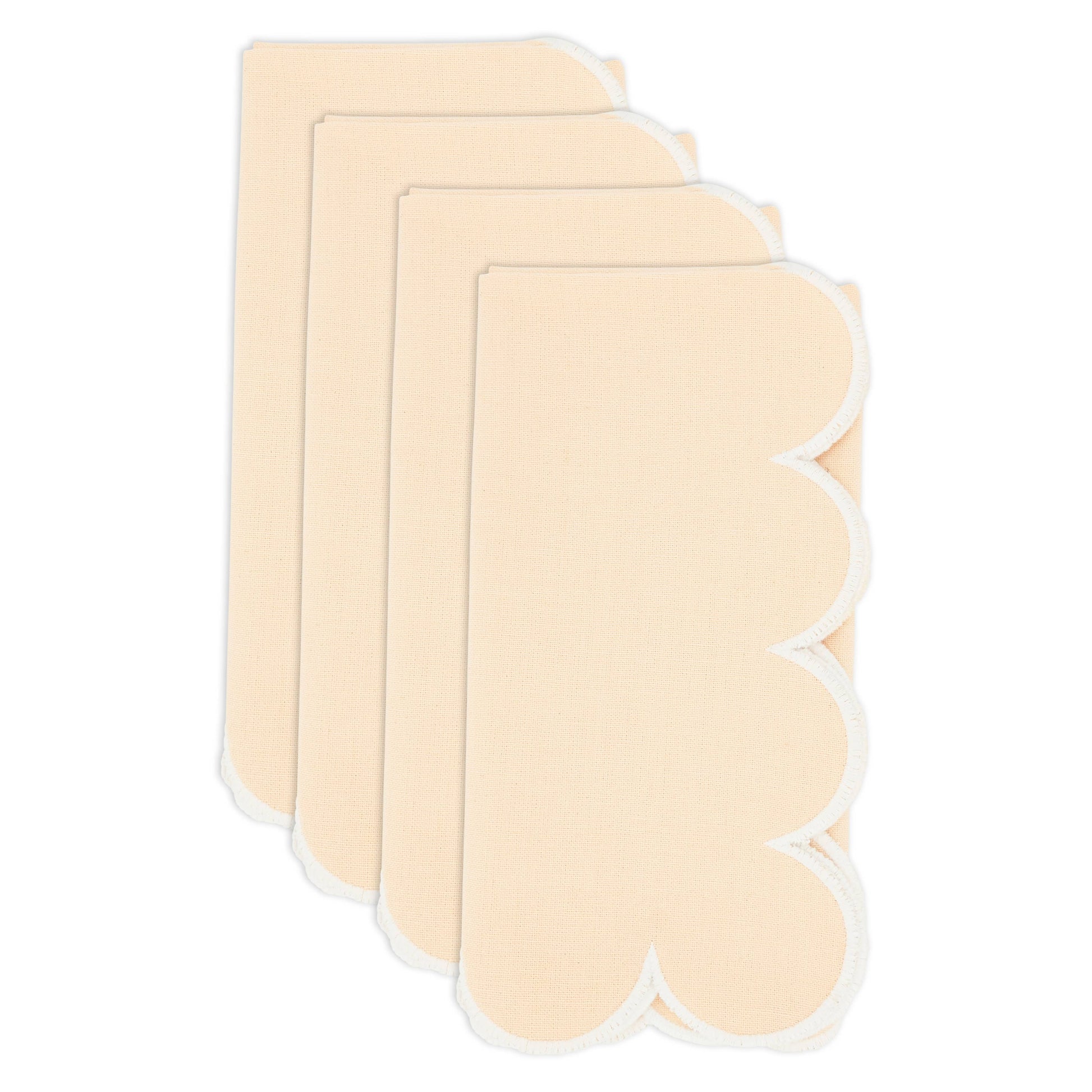 Scalloped Hem Napkin | Set of 4