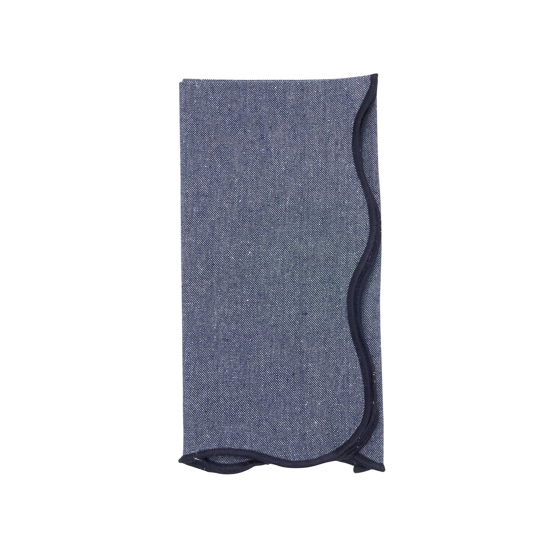 Eco Chic Scallop Napkin| Set of 4