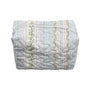 Milkglass Ribbon Blue Makeup Bag