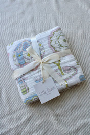 Dreamy Carousel Muslin Blanket