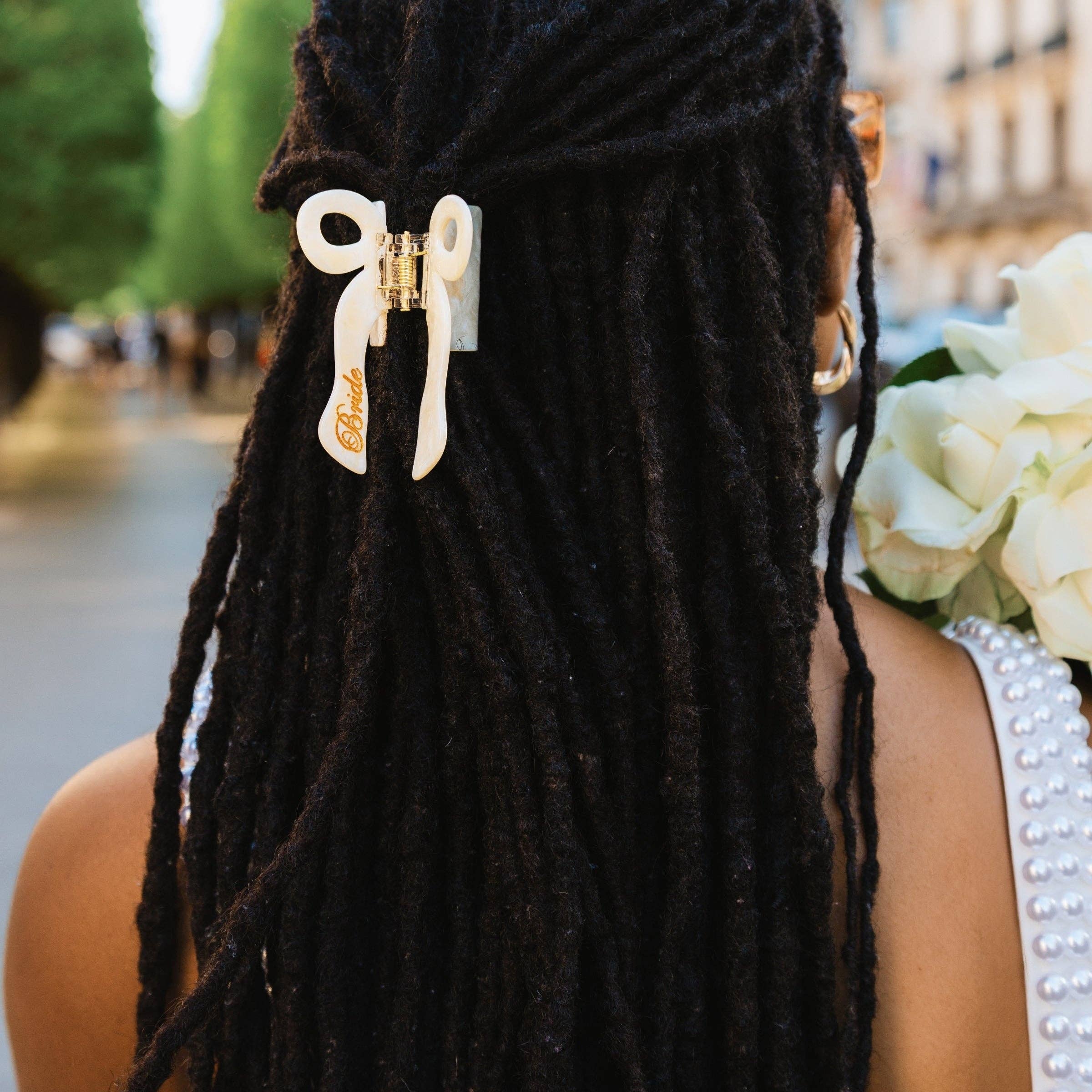 Bride Bow Claw Hair Clip