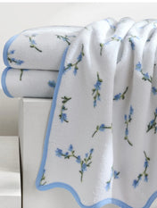 Floral Scallop Towel Set