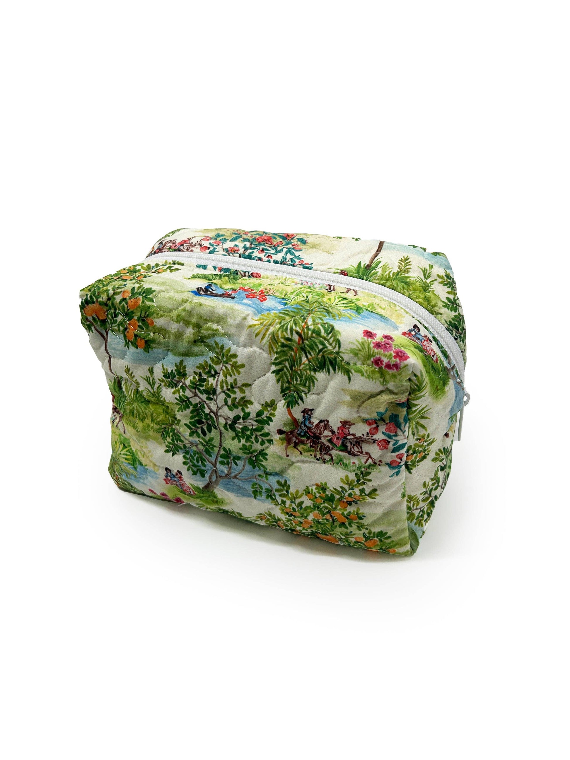 Positano Toile Makeup Bag