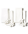 Deco Gold Corner Trim Napkin | Set of 4