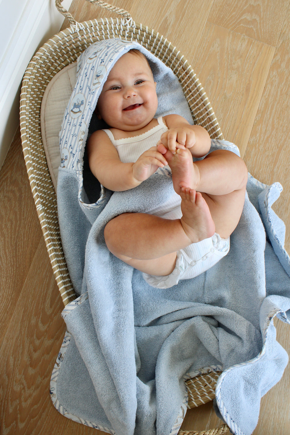 Rocking Horse Hooded Bath Towel