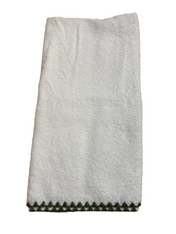 White Shell Point Hand Towel