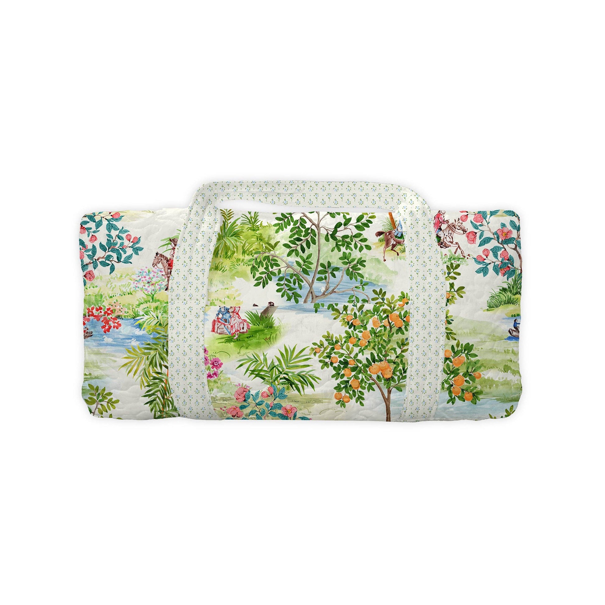 Positano Toile Weekender Duffle Bag