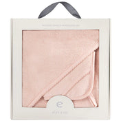 Solid Scalloped Hooded Towel and Washcloth Set